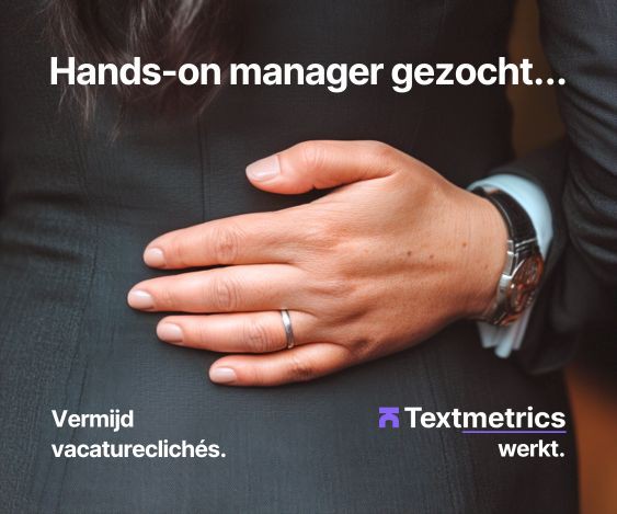 Textmetrics (@_textmetrics) on Twitter photo Klaar met vacatureclichés? Wij laten je zien hoe je wel de doelgroep bereikt. Textmetrics werkt: textmetrics.com/nl/textmetrics…
#TextmetricsWerkt #Textmetrics #Vacaturecliches Klaar met vacatureclichés? Wij laten je zien hoe je wel de doelgroep bereikt. Textmetrics werkt: textmetrics.com/nl/textmetrics…
#TextmetricsWerkt #Textmetrics #Vacaturecliches
