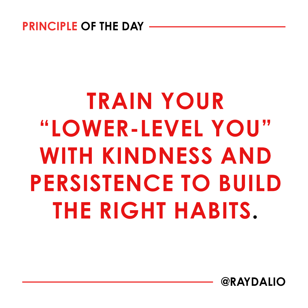I used to think that the upper-level you needed to fight with the lower-level you to gain control, but over time I’ve learned that it is more effective to train that subconscious, emotional you the same way you would teach a child to behave the way you would like him or her to