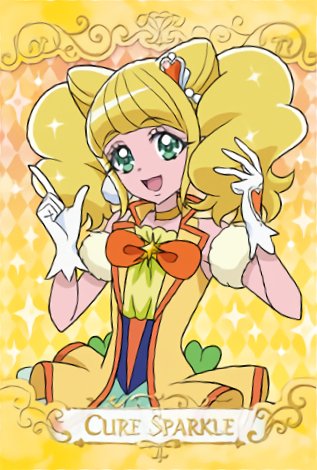 PrecureCardsBot's tweet image. Precure Kirakira Card Gummy: Cure Sparkle 💛https://t.co/KFEgWtBa50