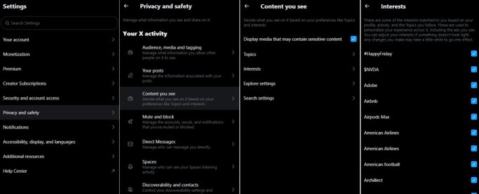 in general: please go investigate settings in applications you use