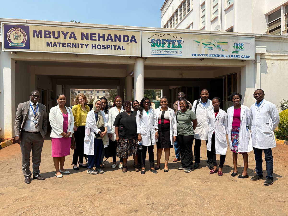 Drs. Andrea Jackson and Dilys Walker of the Bixby Center met today with ob-gyn residents at the <a href="/UZimbabwe/">UofZimbabwe</a> Faculty of Medicine and Health Sciences to hear them present cases and discuss emerging technologies to manage postpartum hemorrhage