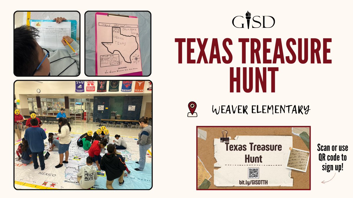 Danny Rojas, M. Ed. (@drojas_5) on Twitter photo Big applause for Ms. Packer’s class at <a href="/Weaver_Eagles/">Weaver Elementary</a> ! 🎉 They dove into Texas geography, crafting their own maps with so much creativity and excitement. 🗺️ The energy in the room was amazing as they explored cities and landmarks. Big thanks to <a href="/SereneD15/">David Serene</a>! <a href="/GISDTLD/">Teaching & Learning Development</a> <a href="/Hatch_2116/">John Hatch</a> Big applause for Ms. Packer’s class at <a href="/Weaver_Eagles/">Weaver Elementary</a> ! 🎉 They dove into Texas geography, crafting their own maps with so much creativity and excitement. 🗺️ The energy in the room was amazing as they explored cities and landmarks. Big thanks to <a href="/SereneD15/">David Serene</a>! <a href="/GISDTLD/">Teaching & Learning Development</a> <a href="/Hatch_2116/">John Hatch</a>