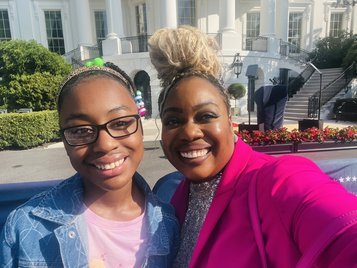 LaJoyLaw1's tweet photo. Take it back Tuesday: Ward 8 takes the White House lol ๐. Had a blast with my Mom n Bri at @WhiteHouse last week for the 34th Anniversary of the ADA! Thank you @POTUS for this wonderful event! Proud Mom! #AbriasMom #Inclusion #disabilitypride #Ward8Strong #Ward8Pride #Ward8 https://t.co/cmKegpqRbA