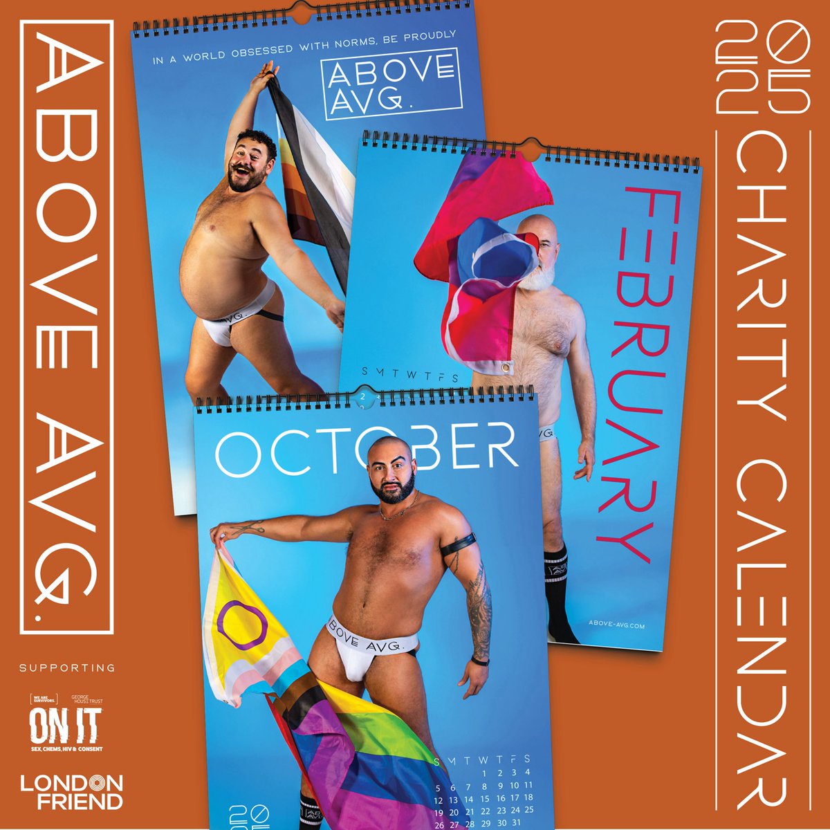 Duncan Craig OBE (@mrmadrigalobe) on Twitter photo #AboveAvg crew have launched their 2025 Charity Calendar packed full of fabulous images and £4 from each calendar sold goes directly to <a href="/ThisIsSurvivors/">We Are Survivors.</a> / <a href="/GeorgeHouseTrst/">George House Trust</a> joint project #ONIT and the equally amazing <a href="/lgbtfriend/">London Friend</a>.
🛒Pre-order now at above-avg.com #AboveAvg crew have launched their 2025 Charity Calendar packed full of fabulous images and £4 from each calendar sold goes directly to <a href="/ThisIsSurvivors/">We Are Survivors.</a> / <a href="/GeorgeHouseTrst/">George House Trust</a> joint project #ONIT and the equally amazing <a href="/lgbtfriend/">London Friend</a>.
🛒Pre-order now at above-avg.com