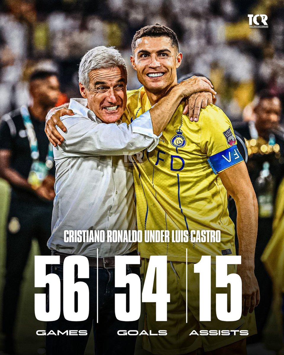 TeamCRonaldo's tweet photo. Cristiano Ronaldo was a monster under Luis Castro. 🤯 https://t.co/xvjXRqDukU