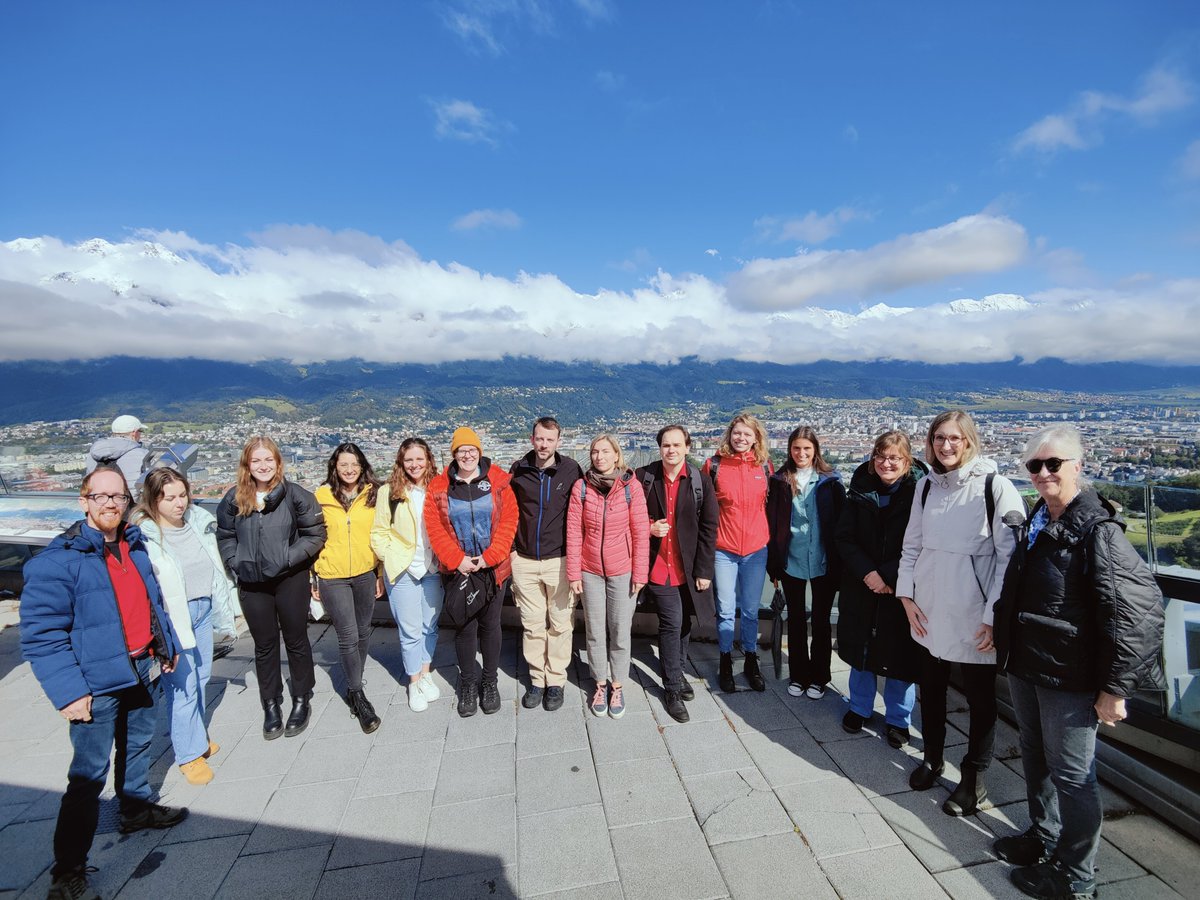 neuralethes's tweet photo. Gathering some of the brightest minds in neuroscience for our retreat in Innsbruck. Even the Alps are showing off with an early September dusting of snow #neuroscience #bergisel #brainfreeze https://t.co/MqsTYN4CYr