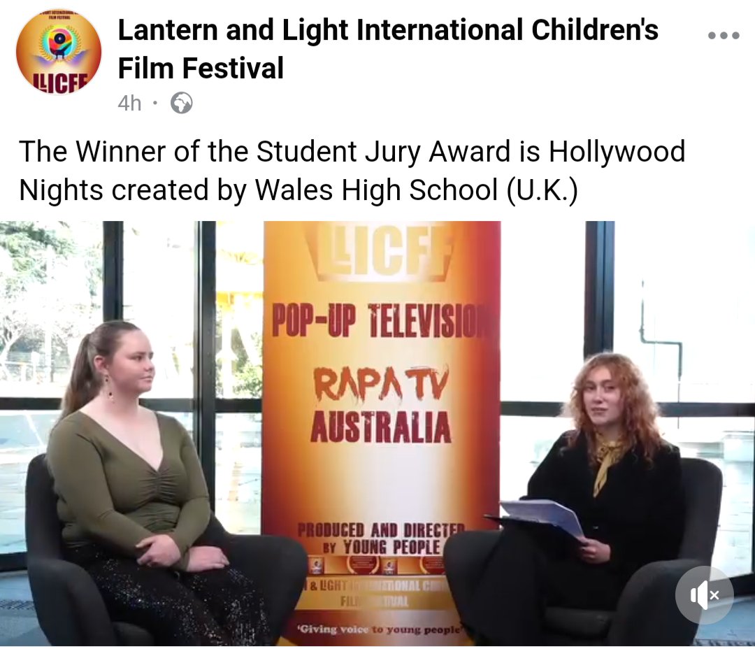 Special thanks to the Lantern and Light International Children's Film Festival for voting Hollywood Nights as Best Film. 

The student jury vote was unanimous, the first time in the history of the festival, beating entries from 23 other countries.