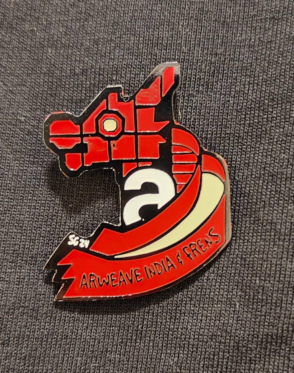 arweaveindia's tweet photo. The hackers and the crew are gonna be at Arweave Asia 🇸🇬  

Come say hi if you're around. We've got limited edition pins for all the new frens we make 👋 https://t.co/M2utGsiC9C