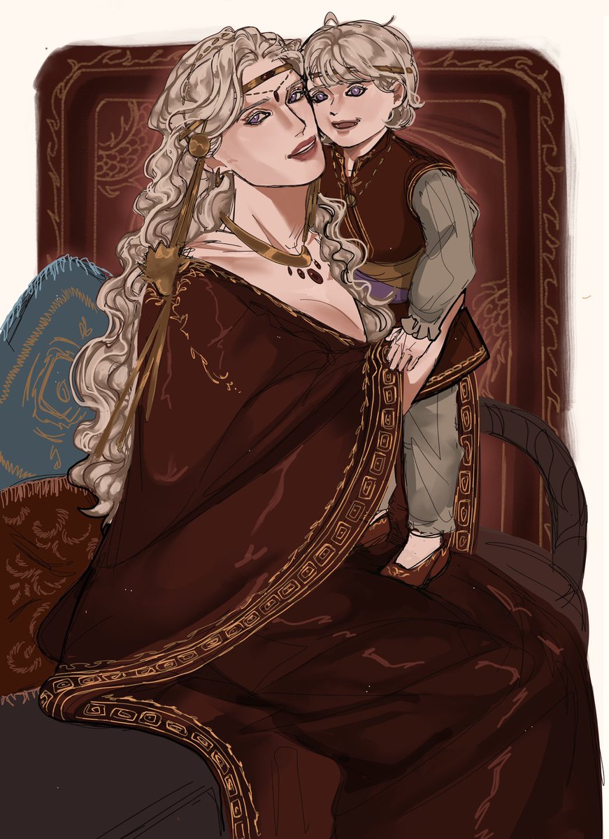 dudledudlesss's tweet image. Rhaenys and Aenys 🧍‍♀️