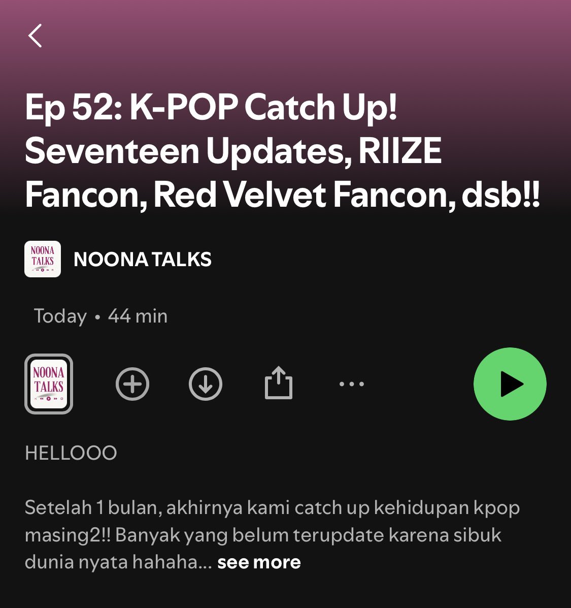 Noona_Talks's tweet photo. Hello guysss kami kembali, ada 2 episode baru!!!
Termasuk episode khusus Chanyeol Debut🥹🥹
Enjoy yaa🤍 https://t.co/ZlN6FzeDz5