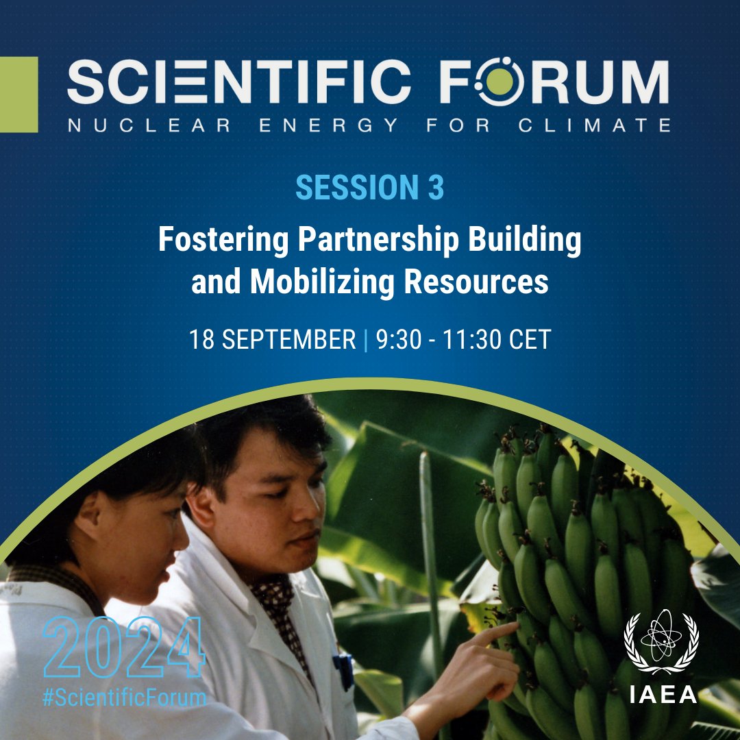 How can we combine the expertise, resources and collaborative efforts of national and international networks to ensure the long-term sustainability of the #Atoms4Food initiative? Watch the #ScientificForum now to find out: atoms.iaea.org/SciFo24Live

#IAEAGC