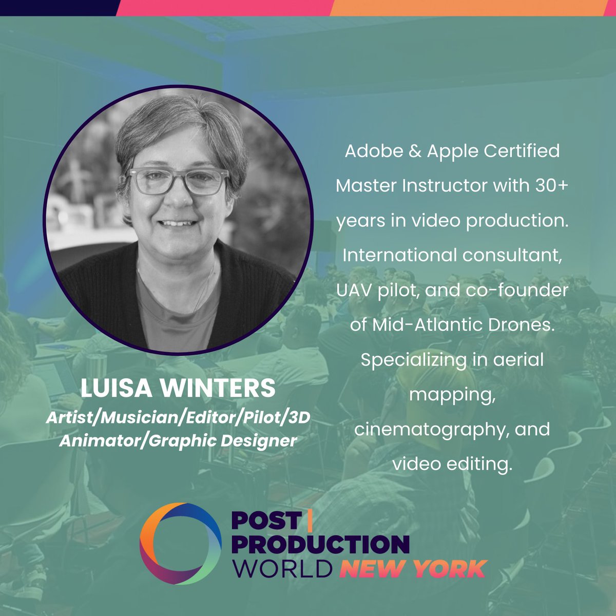 🎙️ Meet the Experts! 

Take a look at our speaker preview &amp; prepare for an unforgettable experience at @NABshow Post|Production World NY 🎬✨

Join us on 10/8 at the Westin Times Square
bit.ly/3Xmcyo8

#PPWNY24 #PostProductionWorldNewYork