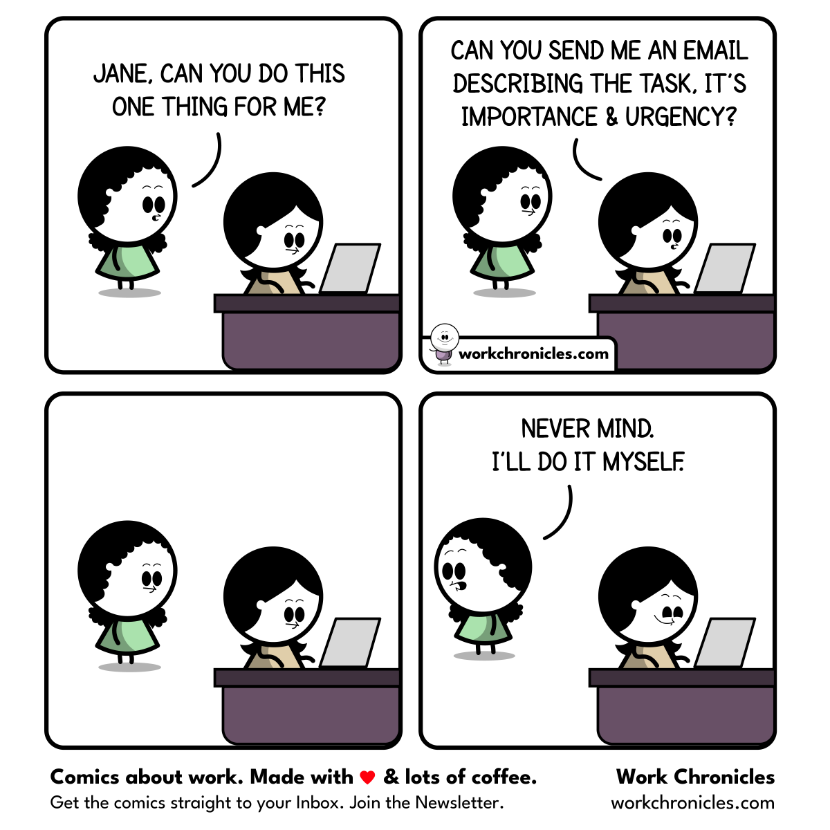 _workchronicles's tweet photo. Delegating effort https://t.co/WmyU8CTWJv