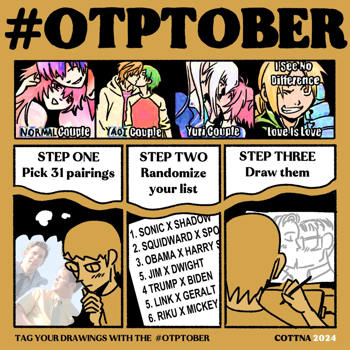 join in on #otptober 🧡🧡🧡 