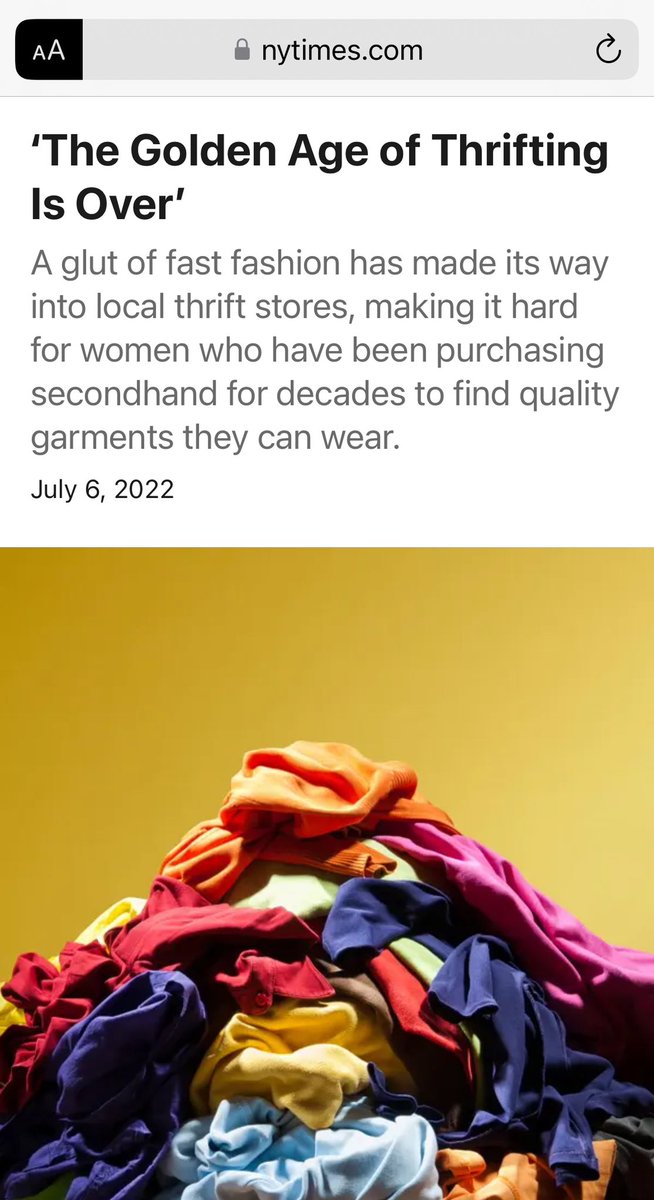 Prediction: estate sales are the new thrift stores

The reason why you can’t find anything “good” at thrift stores isn’t because resellers are taking all the Y2K vintage from Goodwill

It’s because of “junkification”…