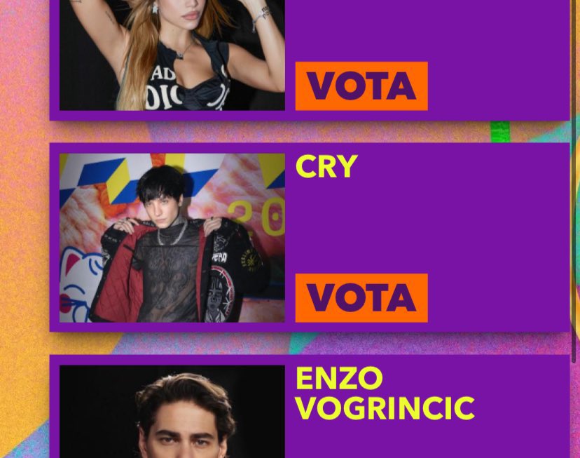 xCryboy's tweet photo. QUEEEE ESTAMOS NOMINADOS PARA EL PREMIO ESE QUE ES UN SUBMARINO EPICO NARANJA EN 3 CATEGORIAS 🥹🥹🥹🥹🥹🥹 ya sabes que hacer miamor 😈 https://t.co/cdAz5MbJCS https://t.co/I7SBl18w2M