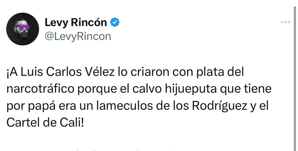 Levy Rincón tweet media