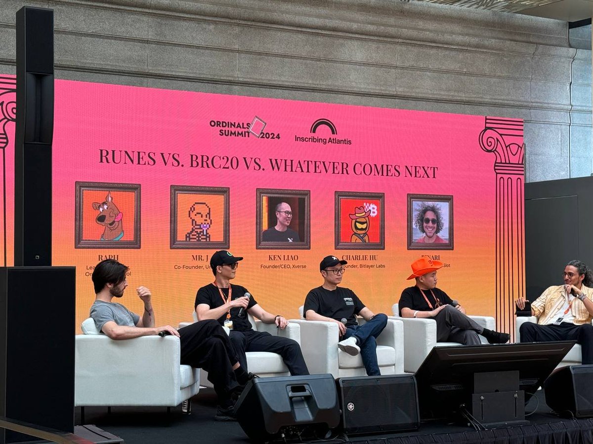 BitlayerLabs's tweet photo. 🟧 Ordinals Summit 2024 🟧

It's hard to believe we're back, just one year later, with all the insane energy that has gone into Ordinals.

@CharlieHusats takes the stage with Ordinals lead developer @raphjaph, @xverse CEO @YukanL, and more! https://t.co/2dirCIia8T