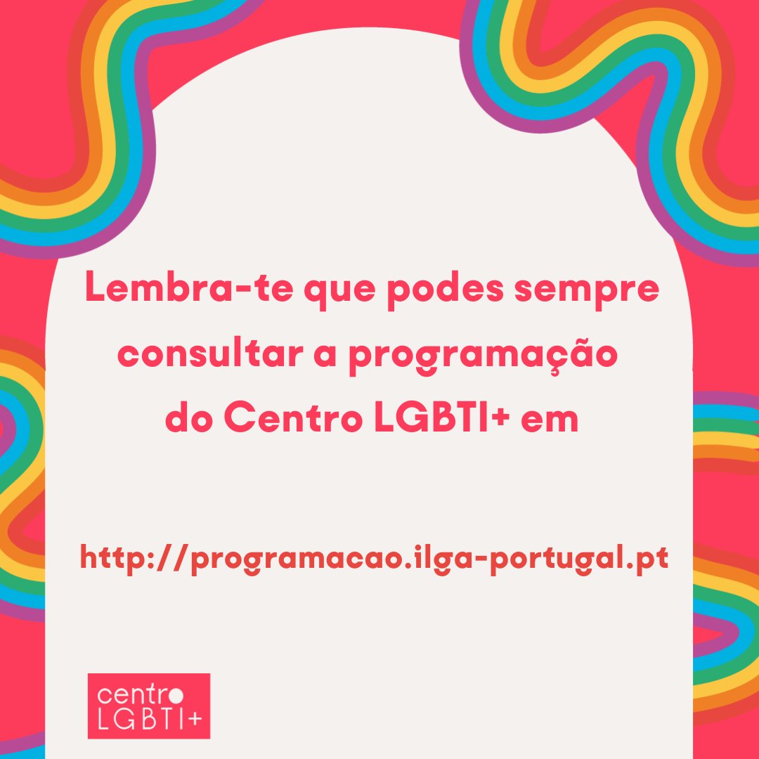 ilgaportugal's tweet photo. Amanhã reabrimos o Centro LGBTI+ 📣🤩💓

Depois da pausa de verão, amanhã reabrimos o Centro e mal podemos esperar para te voltar a ver! 

🤓 Lembra-te que podes sempre consultar a programação em https://t.co/FCnlbzIBQ3 https://t.co/fouaq6ov4G