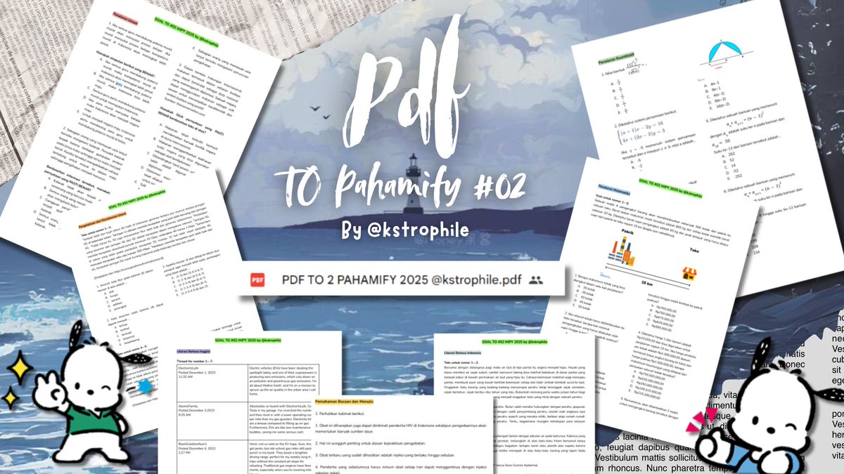 *ﾟ࿐໋ ✧ ⊰˖⋆ 📂 PDF TO PAHAMIFY #02 

— a thread by @ kstrophile