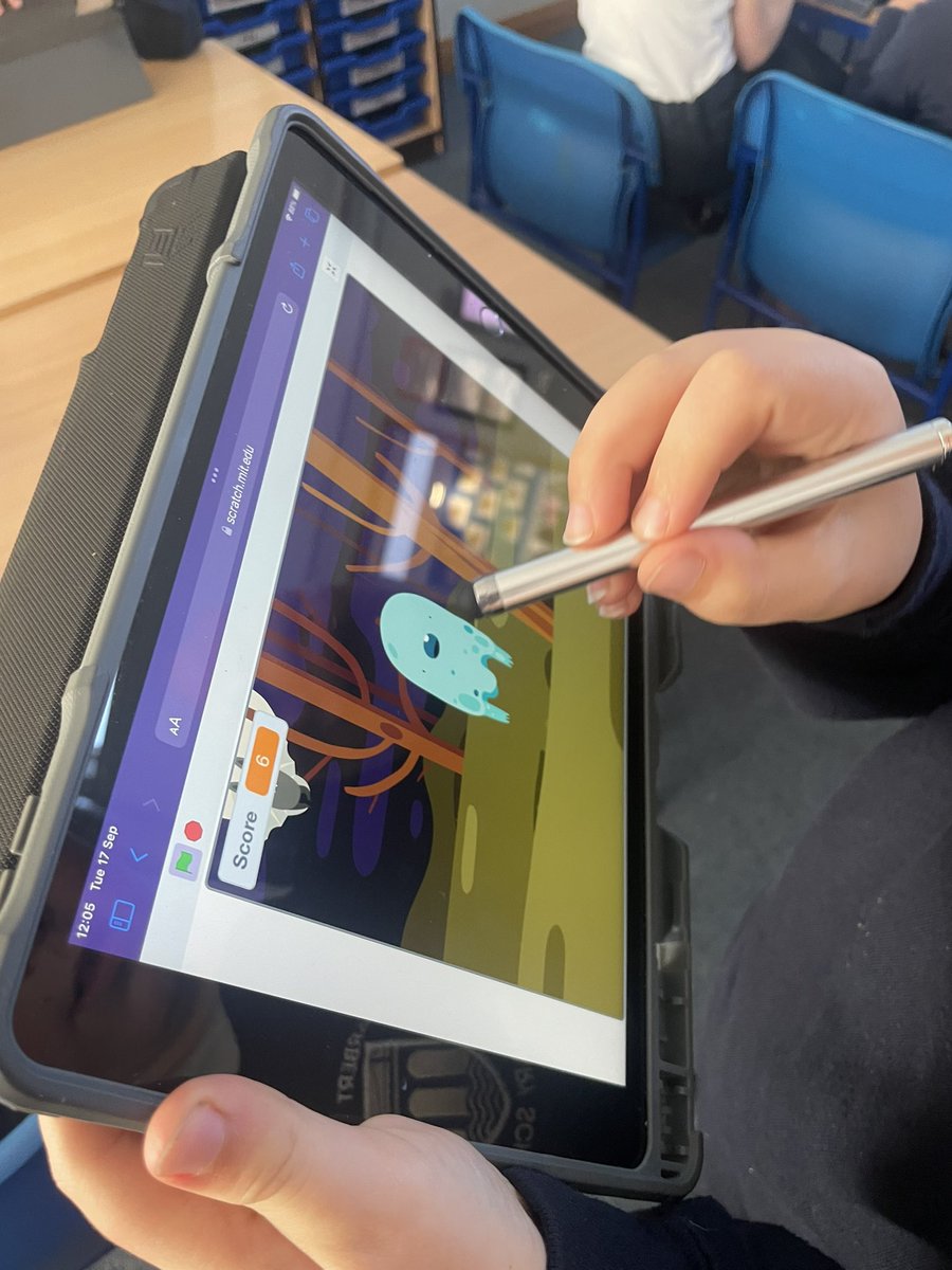 missrobLVPS's tweet image. This morning we participated in an online coding lesson with  @CodeClub to code a ghost catching game! Afterwards we played with the code to change the timings and make it more difficult! #LVPSSTEM #STEMLarbert #codeclubscotland