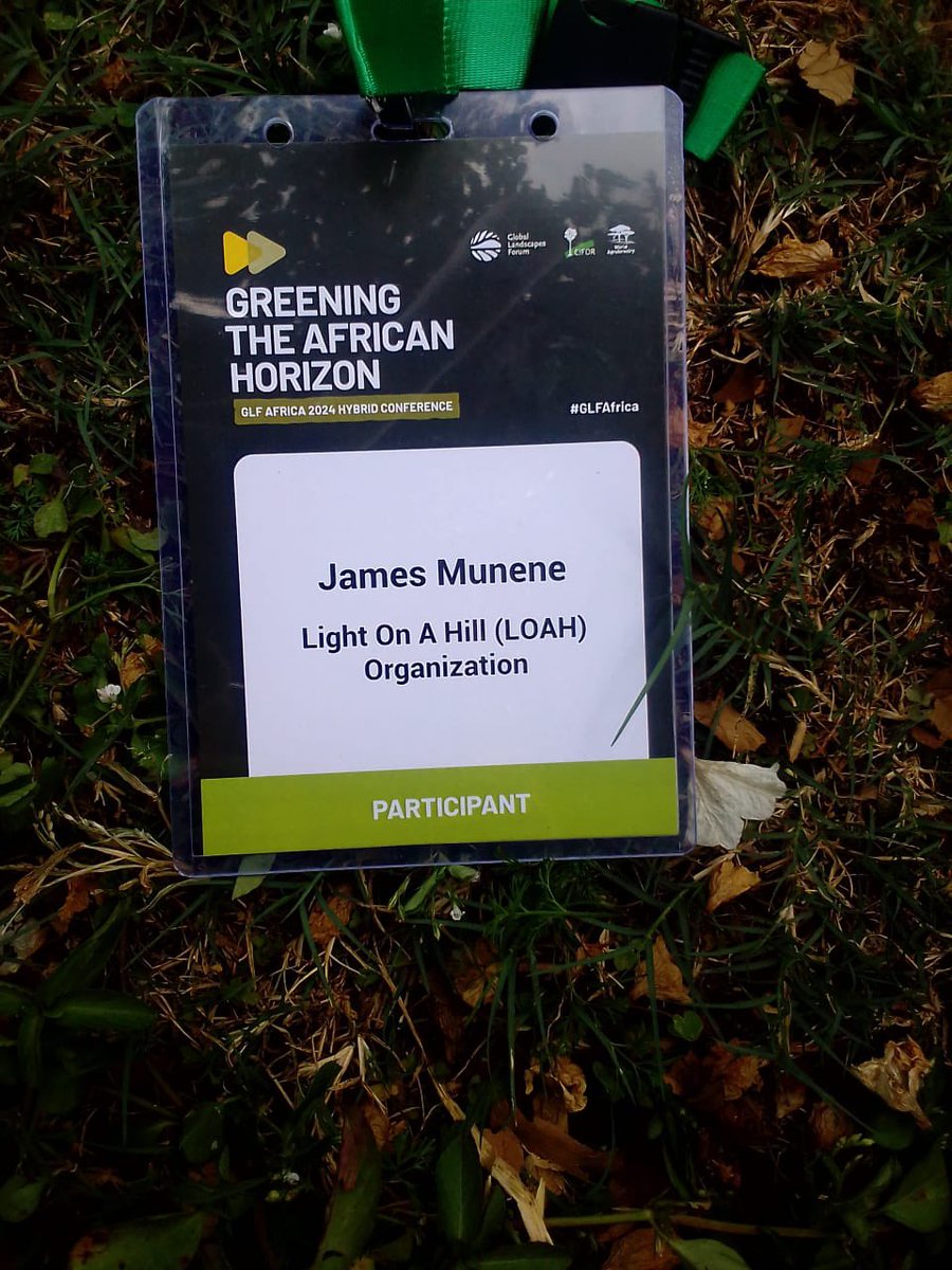 Loah_Org's tweet photo. Fully Represented at #GLFAfrica2024 by our very own community team member, James.

#greeningtheafricanhorizon  by empowering the young generation to be stewards of their environment 💚

#GLFxMeru
#climateaction https://t.co/So88Psyoc2