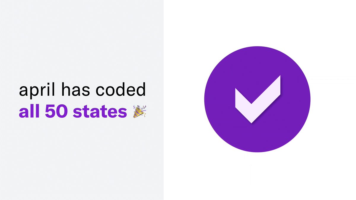They said nationwide tax coverage in 3 years couldn’t be done. We said... watch us 👀

april has all 50 states coded in one streamlined filing flow giving partners real-time insights &amp; taxpayers a better experience (NPS 58).

Learn more: getapril.com/resources/Blog…