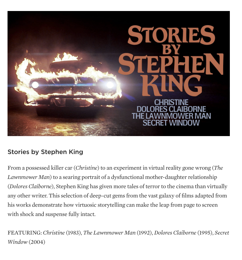 Criterion Channel tweet media