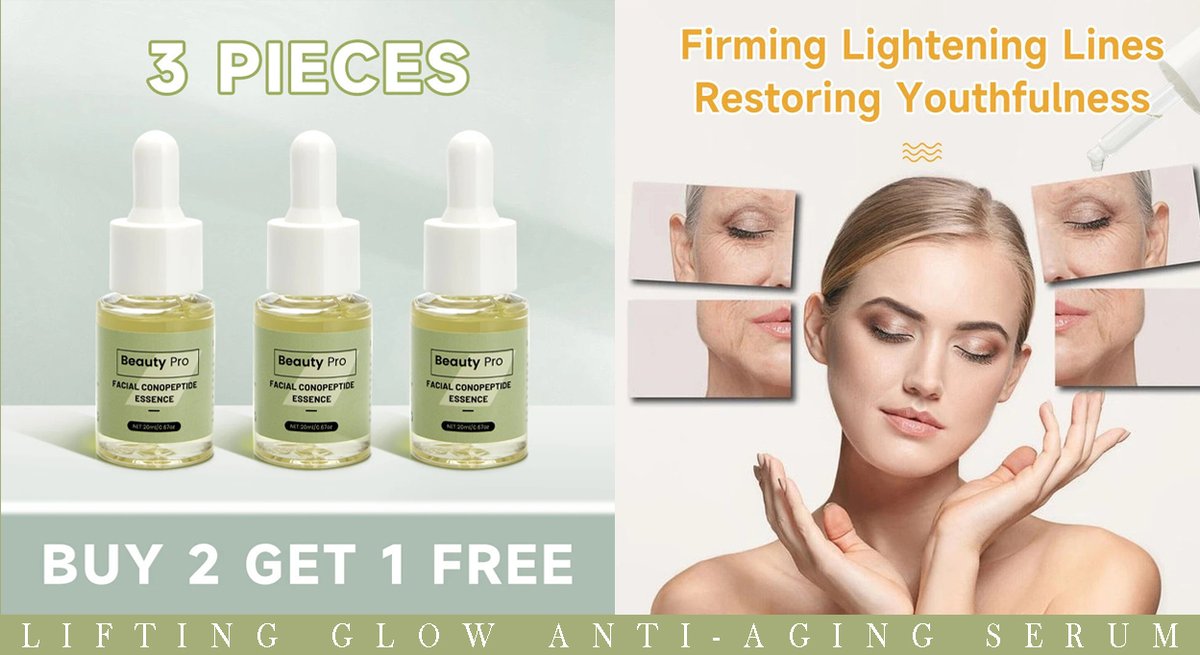 TrendBlust's tweet photo. ✨ Reveal Your Youthful Glow with the Lifting Glow Anti-Aging Serum! ✨ Get yours now for radiant, younger-looking skin. 

Order ➡ https://t.co/SXFt8q14yo

#SkincareGoals #AntiAging #GlowUp #YouthfulSkin #BeautyEssentials https://t.co/LerjUSJ2cl