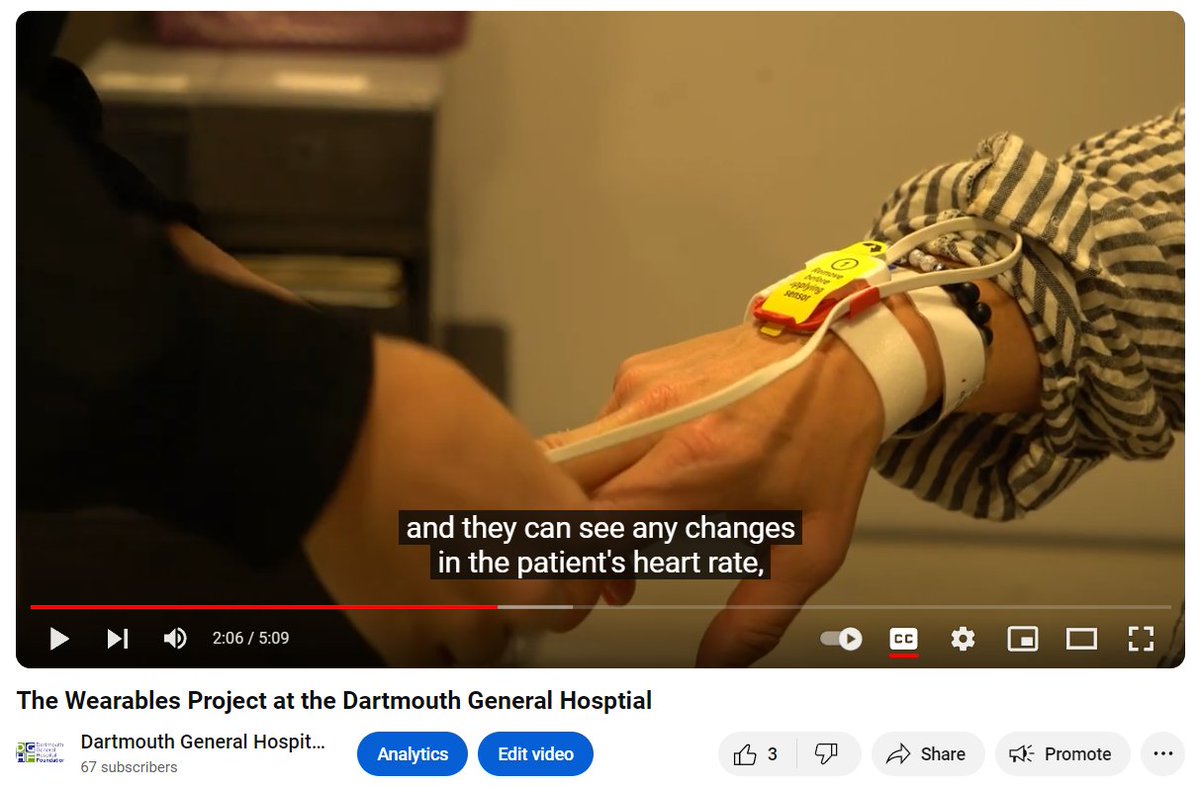 Dartmouth General Hospital Foundation (@dghfoundation) on Twitter photo Thanks to the John and Judy Bragg DGH Healthcare Innovation Fund, Dartmouth General Hospital is home to a first-in-Canada pilot project using wearable technology to monitor patients in our Emergency Department. <a href="/NSHealthHub/">Nova Scotia Health Innovation Hub</a> <a href="/nshealth/">Health & Wellness</a>
youtube.com/watch?v=Sz5xXA… Thanks to the John and Judy Bragg DGH Healthcare Innovation Fund, Dartmouth General Hospital is home to a first-in-Canada pilot project using wearable technology to monitor patients in our Emergency Department. <a href="/NSHealthHub/">Nova Scotia Health Innovation Hub</a> <a href="/nshealth/">Health & Wellness</a>
youtube.com/watch?v=Sz5xXA…