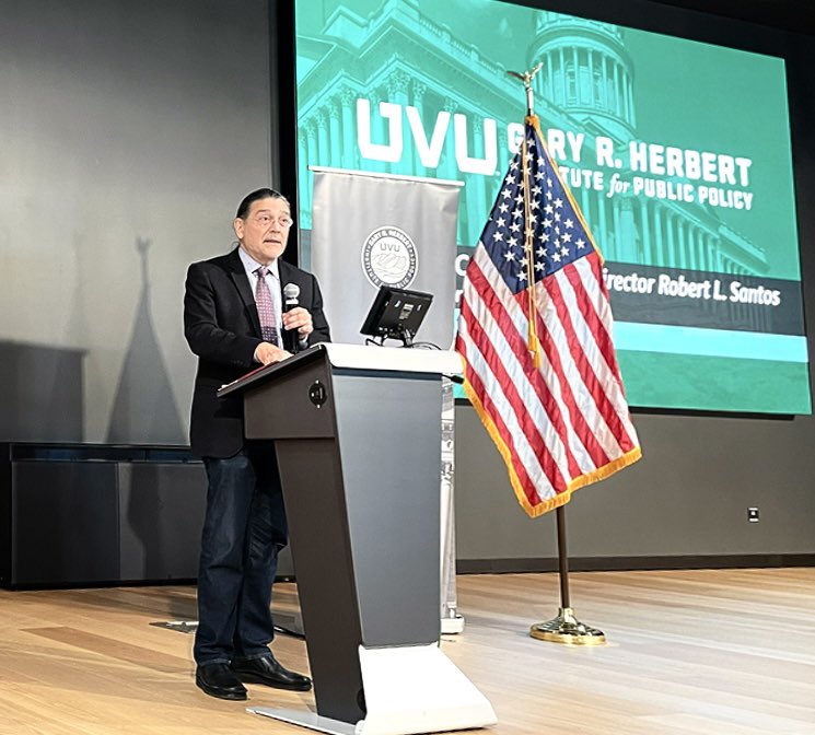 Last week in Utah, I had the pleasure of engaging with @uvuherbertinst, <a href="/BYU/">BYU</a>, <a href="/BYUCareer/">BYU Career Services</a>, <a href="/UUtah/">University of Utah</a>. <a href="/uscensusbureau/">U.S. Census Bureau</a> is excited for the opportunity to deepen our partnerships with colleges and universities, fostering two-way collaborations to activate the next generation of leaders.