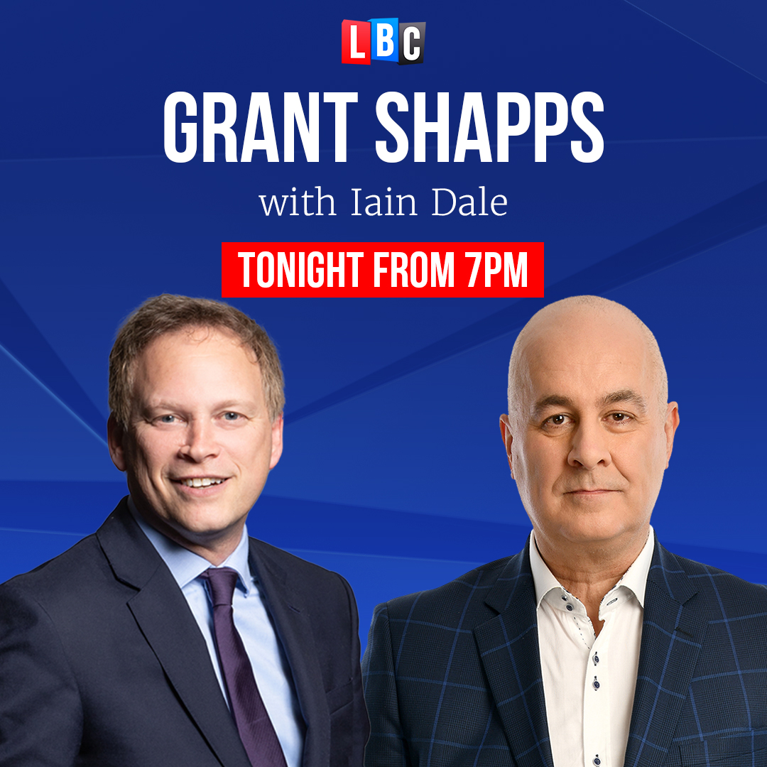 Iain Dale (@iaindale) on Twitter photo Coming up on Iain Dale in the Evening from 7pm on <a href="/LBC/">LBC</a>...
7pm @GrantShapps interview and phone-in
8pm Cross Question with <a href="/margarethodge/">Margaret Hodge</a> Theresa Villiers <a href="/Guto_Harri/">Guto Harri</a> & @jovanforclacton
9pm Conservative Leadership Contest 1: <a href="/TomTugendhat/">Tom Tugendhat</a> Coming up on Iain Dale in the Evening from 7pm on <a href="/LBC/">LBC</a>...
7pm @GrantShapps interview and phone-in
8pm Cross Question with <a href="/margarethodge/">Margaret Hodge</a> Theresa Villiers <a href="/Guto_Harri/">Guto Harri</a> & @jovanforclacton
9pm Conservative Leadership Contest 1: <a href="/TomTugendhat/">Tom Tugendhat</a>