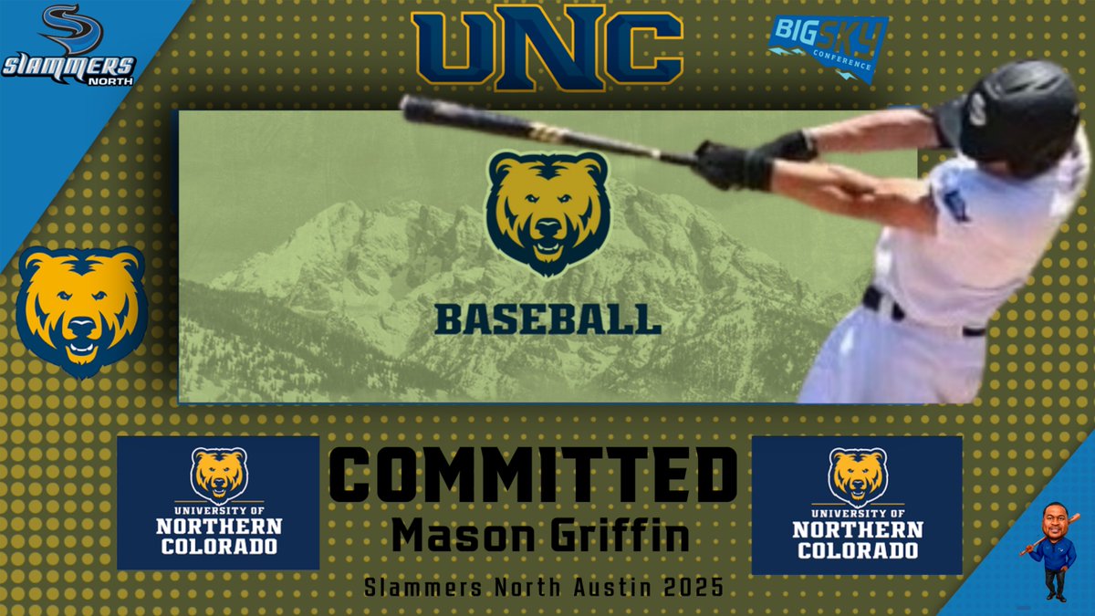 Tony Gilio (@tonygilio) on Twitter photo CONGRATULATIONS to <a href="/10MasonGriffin/">Mason Griffin</a>
on his verbal commitment to <a href="/UNC_BearsBSB/">UNC Baseball</a>
#GetUpGreeley | #ReachTheSummit | #brotherhood #14 off the board for the loaded Slammers Austin 2025 team.
#SlammersFamily #WhosNext <a href="/RichardUAustin/">Slammers Austin</a> CONGRATULATIONS to <a href="/10MasonGriffin/">Mason Griffin</a>
on his verbal commitment to <a href="/UNC_BearsBSB/">UNC Baseball</a>
#GetUpGreeley | #ReachTheSummit | #brotherhood #14 off the board for the loaded Slammers Austin 2025 team.
#SlammersFamily #WhosNext <a href="/RichardUAustin/">Slammers Austin</a>