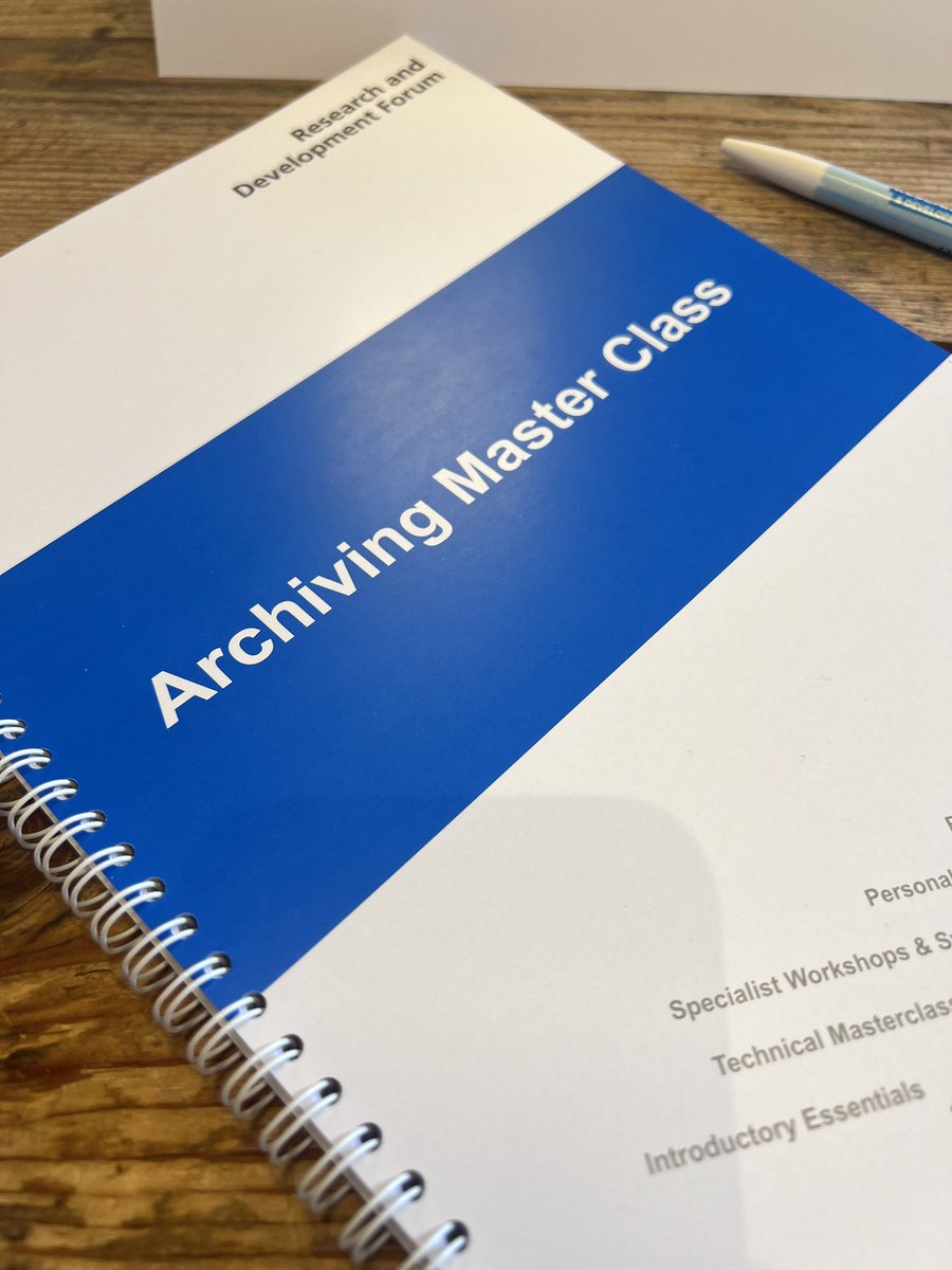 Some of our admin team have attended the RDF Archiving Master Class course today, learning about all things archiving. They’ve learned lots and have a great level of knowledge to bring back to the team!
