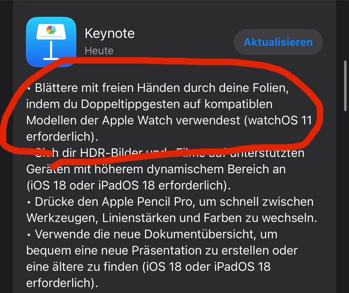 Das ist ja mal eine coole Funktion für Keynote mit einer Apple Watch. Muss gleich mal ausprobiert werden!
#appleedu #keynote #twlz