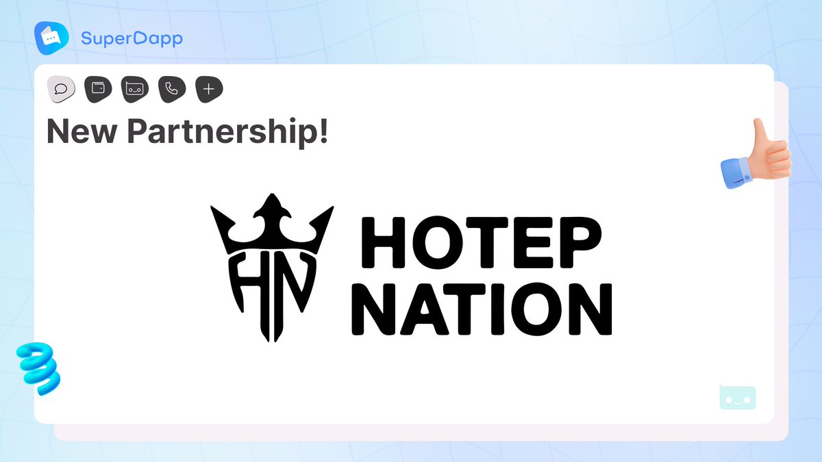 SuperDappAI's tweet image. 🚀SuperDapp is joining forces with Hotep Nation. A community where sustainability, education, and empowerment are at the forefront! 

@HotepNation is harnessing the power of Web3 to build a vibrant society that values freedom, privacy, and growth. Join us in shaping a new