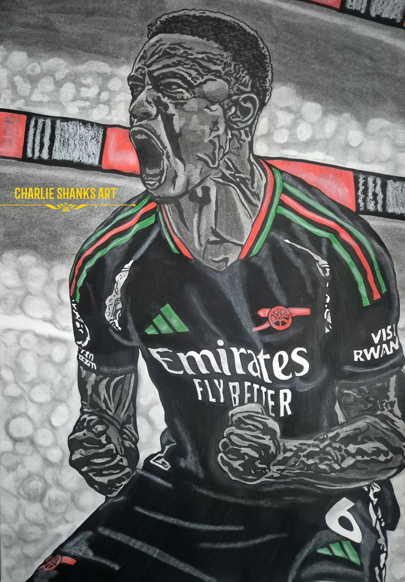 ArtByCharlie (@artby_charlie) on Twitter photo OUR NUMBER SIX IS THE KING OF BRAZIL ๐ถโค๏ธ๐ค๐๐ง๐ท6๏ธโฃ
My new drawing of <a href="/biel_m04/">Gabriel Magalhaes</a> celebrating his North London Derby winner ๐ช๐ซถ๐ดโช๏ธ
Hand drawn on A3 sized paper using a mix of pens, pencils and charcoal powder ๐จ
<a href="/Arsenal/">Arsenal</a>
RT's appreciated ๐๐ป๐ OUR NUMBER SIX IS THE KING OF BRAZIL ๐ถโค๏ธ๐ค๐๐ง๐ท6๏ธโฃ
My new drawing of <a href="/biel_m04/">Gabriel Magalhaes</a> celebrating his North London Derby winner ๐ช๐ซถ๐ดโช๏ธ
Hand drawn on A3 sized paper using a mix of pens, pencils and charcoal powder ๐จ
<a href="/Arsenal/">Arsenal</a>
RT's appreciated ๐๐ป๐