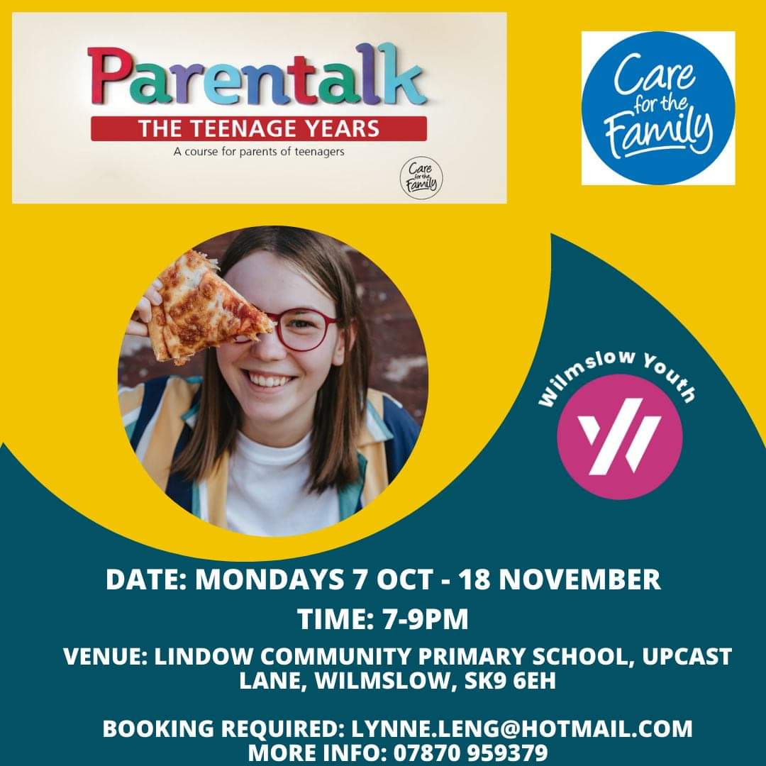 Grab your spot on this excellent Parentalk workshops.  So valuable for parents of teens, soon to be teens.  Be prepared, realise your not alone and find great ways to connect with the young person in your life.  

#wilmslow #handforth #parentingteens
