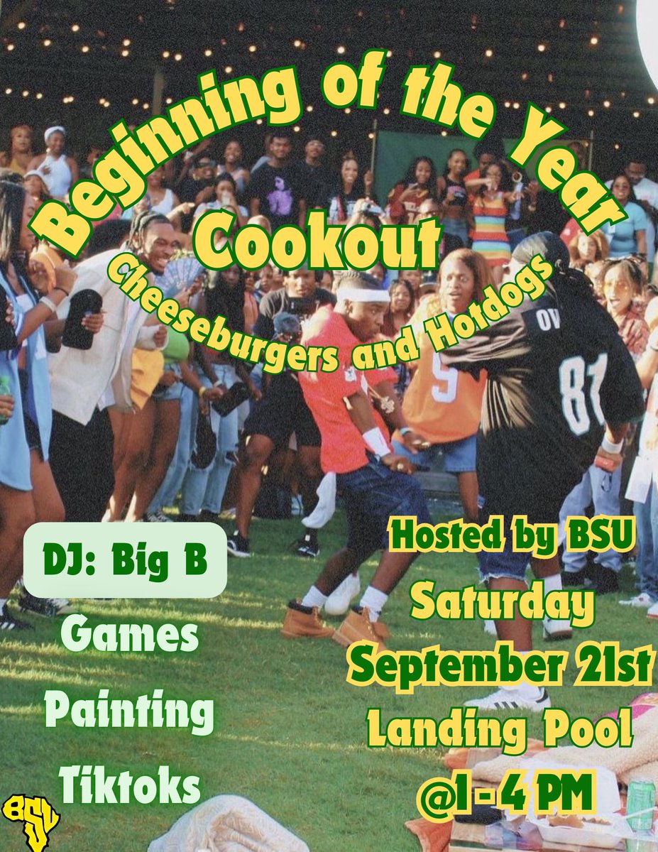 Come eat with us this Saturday and have a good time🙌🏾💛