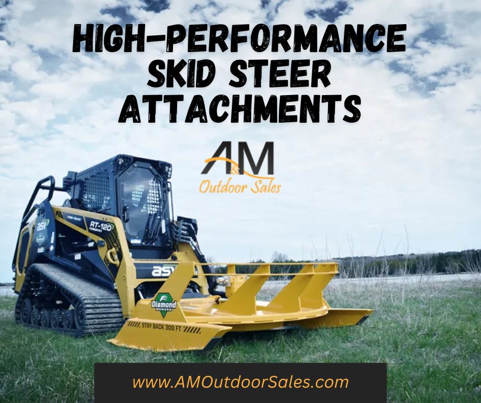 AMOutdoorSales's tweet image. Get the job done faster and more efficiently with our high-performance skid steer attachments. #EfficientTools #SkidSteerExcellence