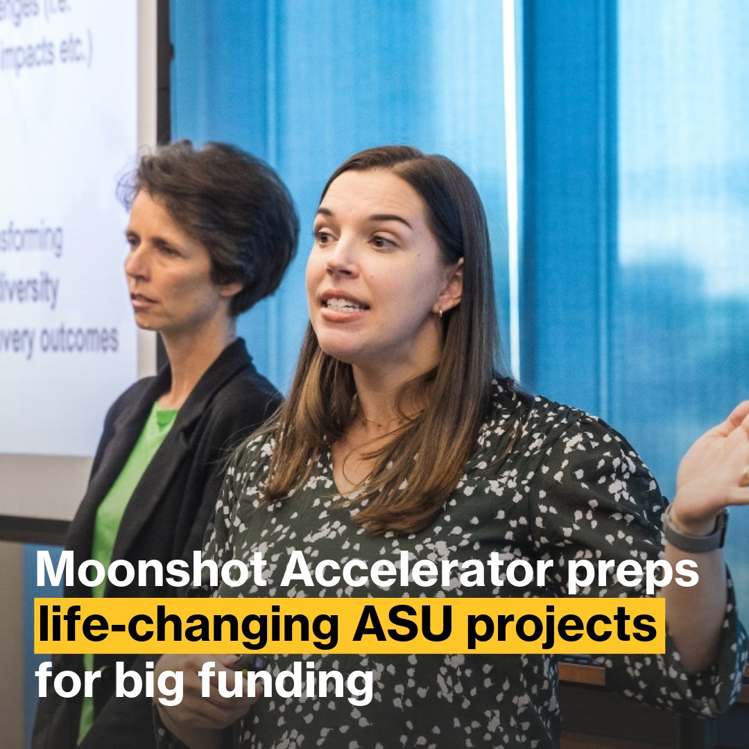 ASU Foundation (@asufoundation) on Twitter photo The ASU Foundation is proud to support groundbreaking initiatives at <a href="/ASU/">Arizona State University</a>! 🎓🌍✨ Our Moonshot Accelerator is helping participants gear up to find funding for their life-changing projects. Learn more about these impactful endeavors: ow.ly/6KyZ50SA1aW The ASU Foundation is proud to support groundbreaking initiatives at <a href="/ASU/">Arizona State University</a>! 🎓🌍✨ Our Moonshot Accelerator is helping participants gear up to find funding for their life-changing projects. Learn more about these impactful endeavors: ow.ly/6KyZ50SA1aW