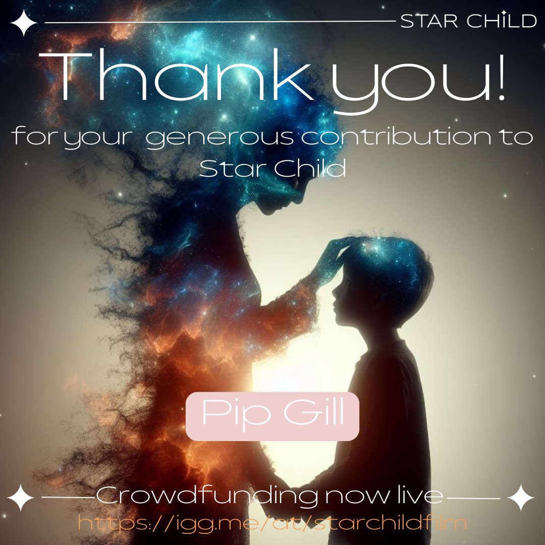 Pip Gill Thank You for your contribution to #StarChild

 #ThankYou #Gratitude