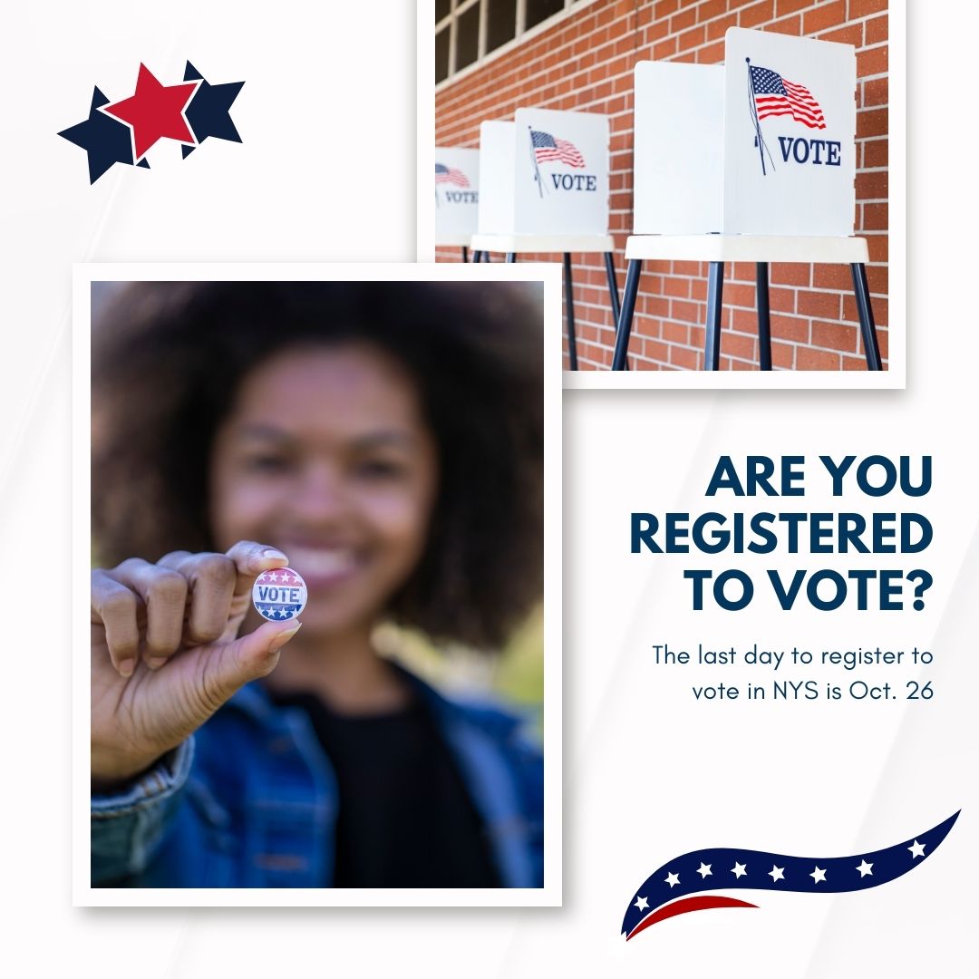 NYSCatholicConf's tweet image. Did you know you can register to vote online, in-person, or by mail? 

For more information, visit: ny.gov/services/regis…
 
#NationalVoterRegistrationDay #commongood #electionseason #faithfulcitizenship