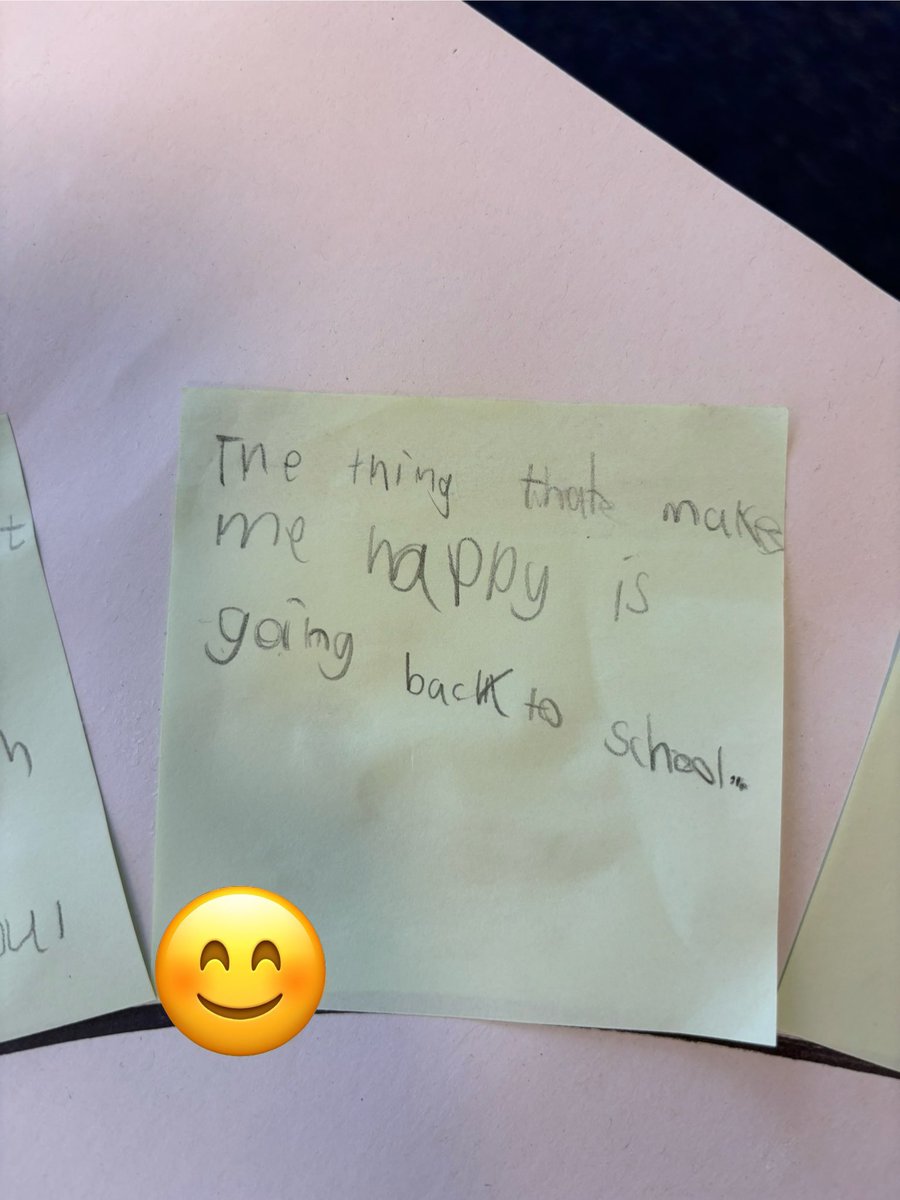 latimerprimary's tweet image. This afternoon, within one of our RE lessons, #2MN spoke about ‘what makes us happy’. Some of the children came up with some brilliant ideas - so good that they have formed another class display! Here’s some of the ideas that they came up with😊 #2MN #happy #feelings
