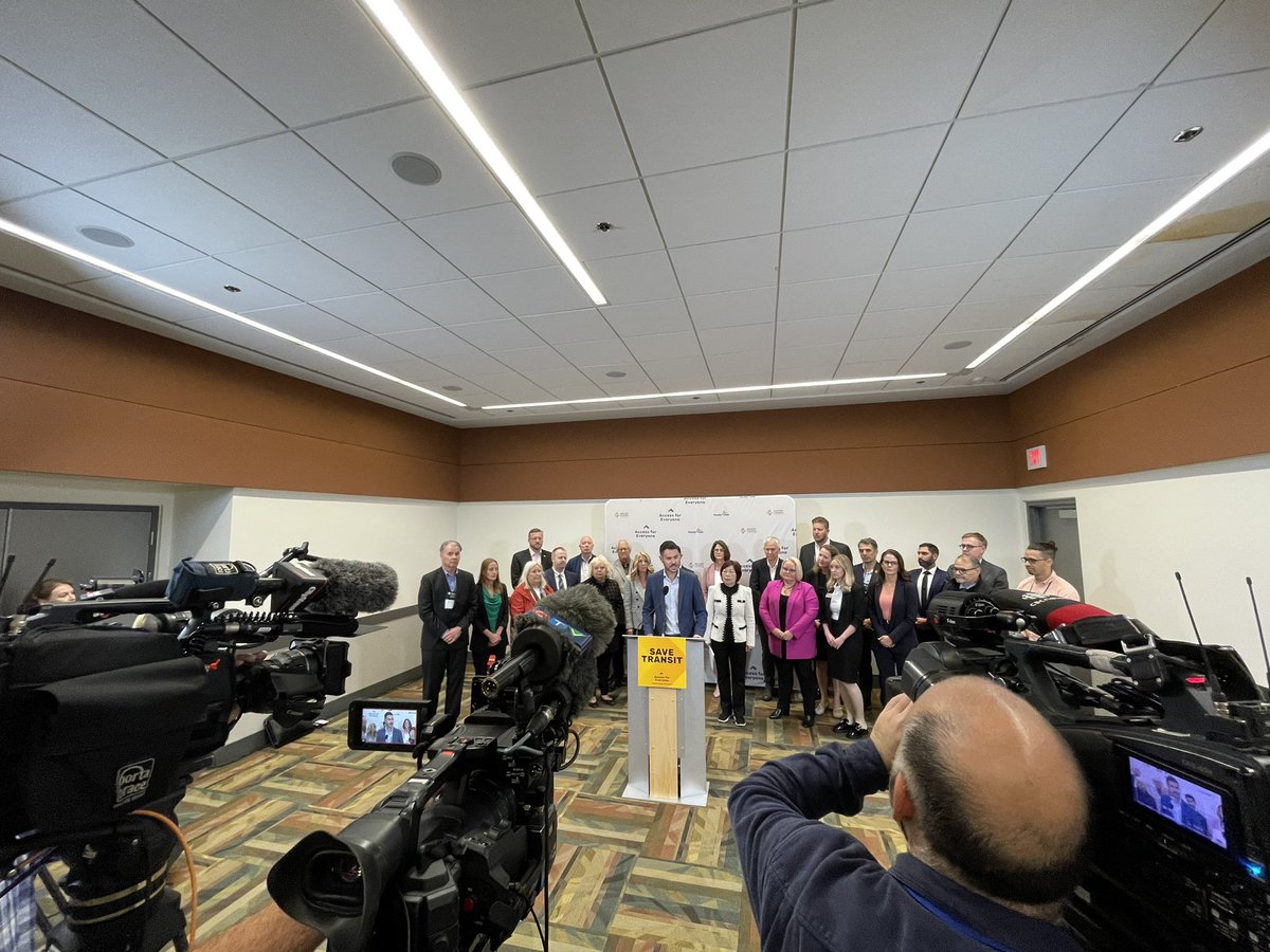 The <a href="/TransLink/">TransLink BC</a> Mayors council is standing shoulder to shoulder warning the transit funding model is broken and they’re saving drastic cuts to service

No bus service after 8pm, 30% drop in service on the table 
“This is not a bluff, this is not a ploy” says <a href="/BradWestPoCo/">Brad West</a>