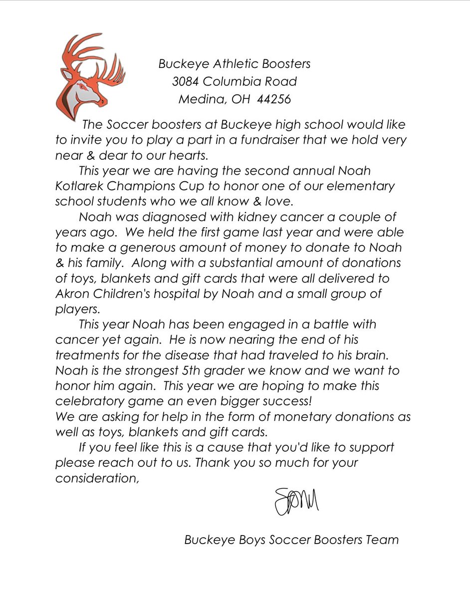 I am very excited about this year’s game. Our hope is to grow the game more and more each year as we look to continue #kickingchildhoodcancer ❗️

If you own a business and are looking for a good cause to support, please consider donating💛 

#kickingchildhoodcancer #family