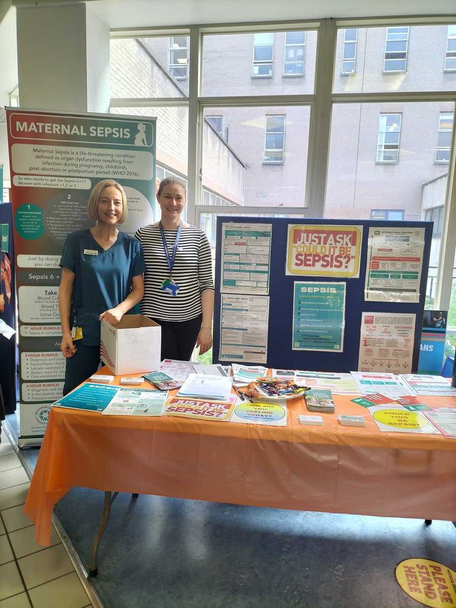 Kazspratt's tweet photo. Celebrating World Patient Safety Day in Sligo University Hospital #teamsuh #WorldPatientSafetyDay 
#PatientSafety https://t.co/dwJVvh307O
