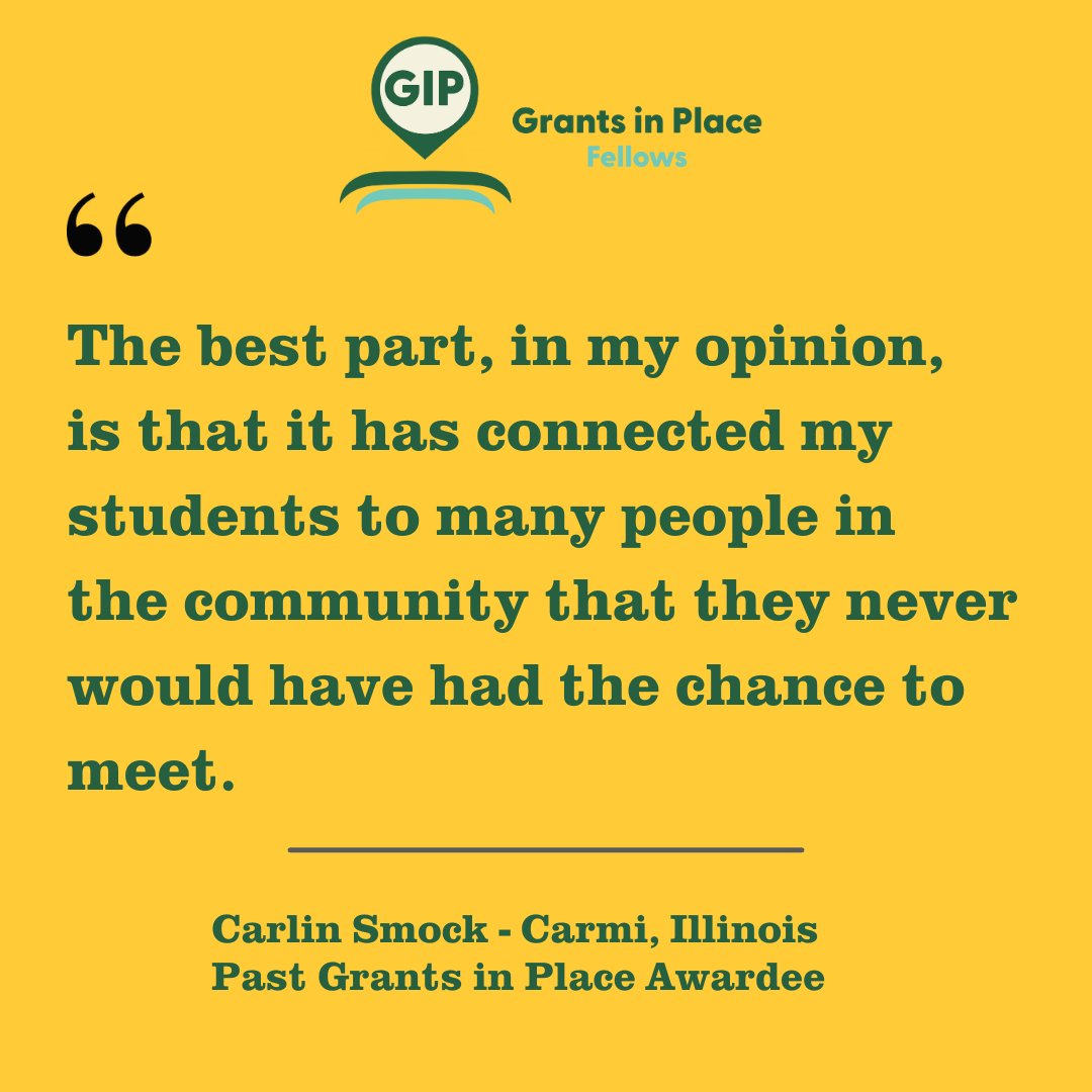 Rural_Schools's tweet photo. Grants in Place application is now LIVE! Are you a rural teacher looking for an opportunity for PBE? 🧑‍🏫  Learn why past awardees are thankful for the opportunity.  Learn more and apply today! ⏭️ https://t.co/kLDo92HfFO

#grantsinplace #ruralteacher #rural #placebasededucation https://t.co/bSyqhW4pV1