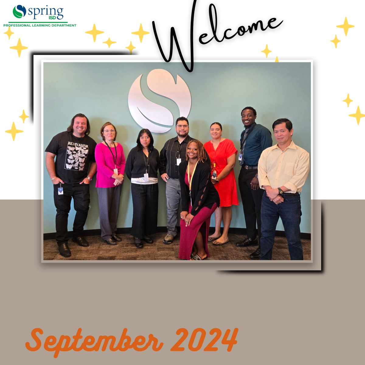 SISD_Transform's tweet photo. 🎉We're excited to welcome our new instructional staff who have successfully completed SWSR Onboarding this week. Your passion and dedication will inspire and empower our students every day. Let’s make this year amazing! 📷 #TeamSpringISD @moniqueslewis https://t.co/Oc7T3HeKVf