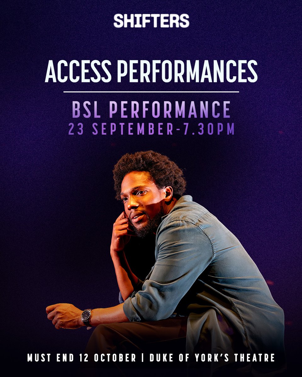 Our upcoming access performance dates for your diary 💜
